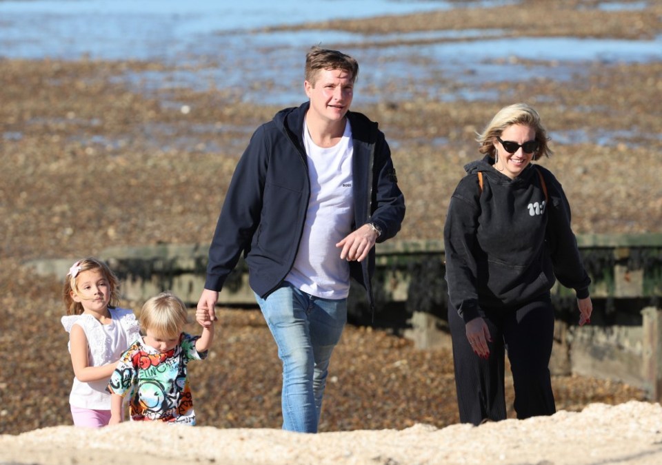 24 October 2024 - EXCLUSIVE...Kelsey Parker looked loved-up with her new man Will Lindsay, after she confirmed she had found romance again following the death of his husband Tom Parker. Kelsey is pictured in Whitstable Kent on a family holiday with Will and her 2 children . ..She recently introduced Will to the children and told the MailOnline this week at the Pride of Britain Awards: 'I definitely think his very special and I do feel like Tom had a little sprinkle of magic in me meeting him'...When asked why she said: 'I dont know, its just everything about him. His so lovely, caring and kind. He sadly lost his dad when he was 21, so he understands the grief and what my kids are going through, so he can really be there. He is also a massive pillar of strength for me'...Credit: CLICK NEWS AND MEDIA Ref: Dandef.**Exclusive to CLICK NEWS AND MEDIA**.CLICK NEWS AND MEDIA - PICTURES@CLICKNEWSANDMEDIA.COM - 07774 321240 -