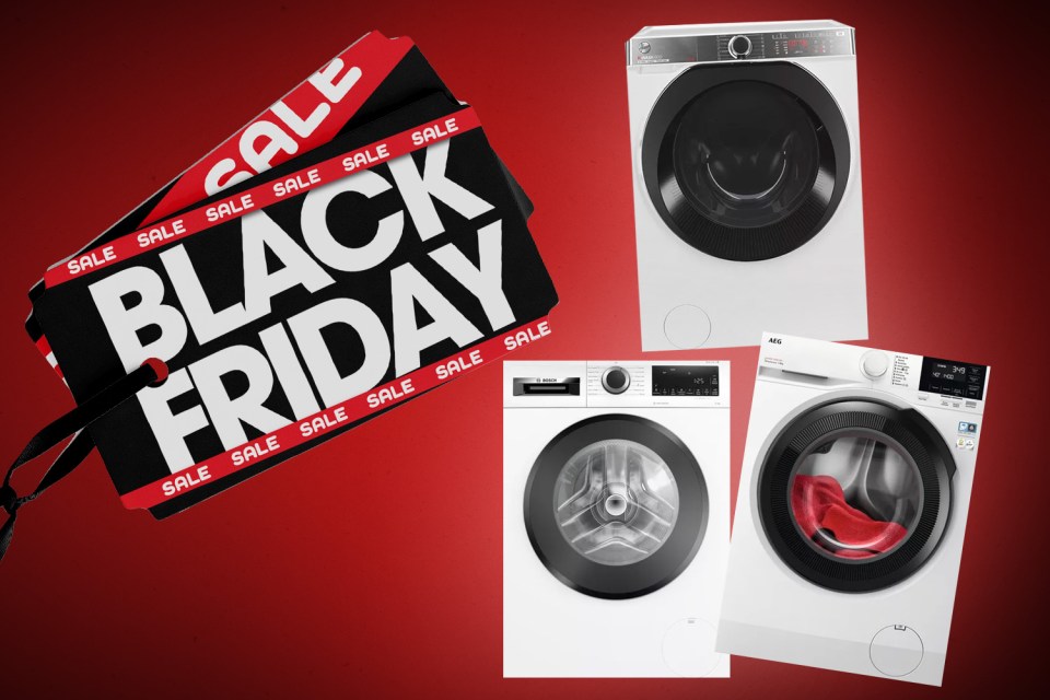 You can expect Black Friday washing machine deals from the likes of Hotpoint, Samsung, and more