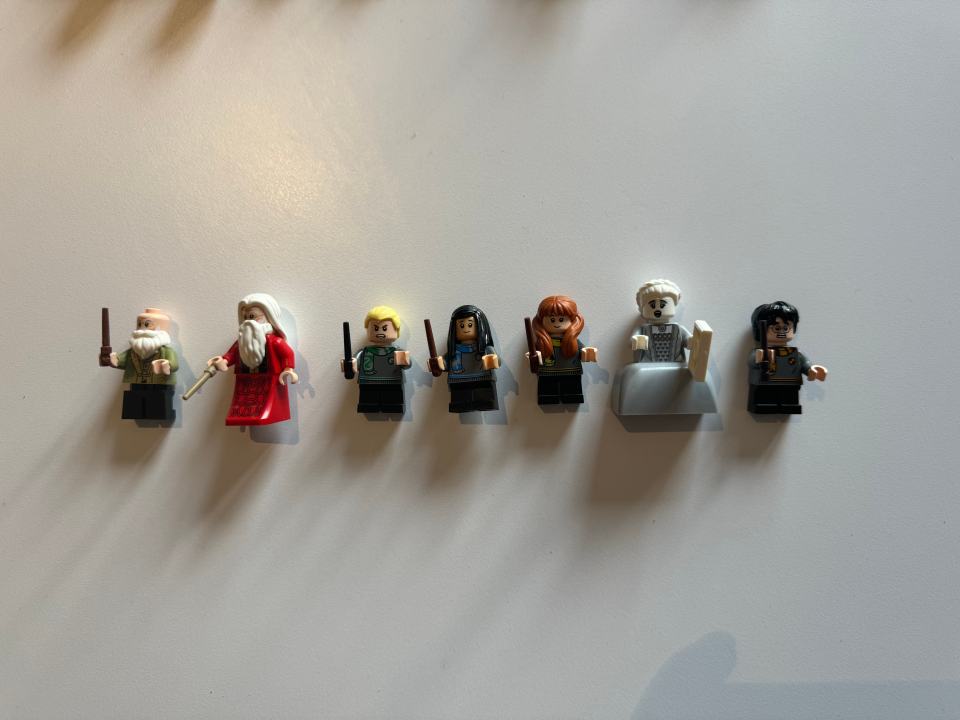 The Harry Potter calendar contains eight figurines, alongside 16 mini-builds and two collectable portraits