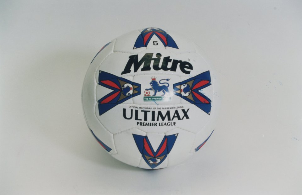 The original Mitre Ultimax was used over 20 years ago in the Premier League