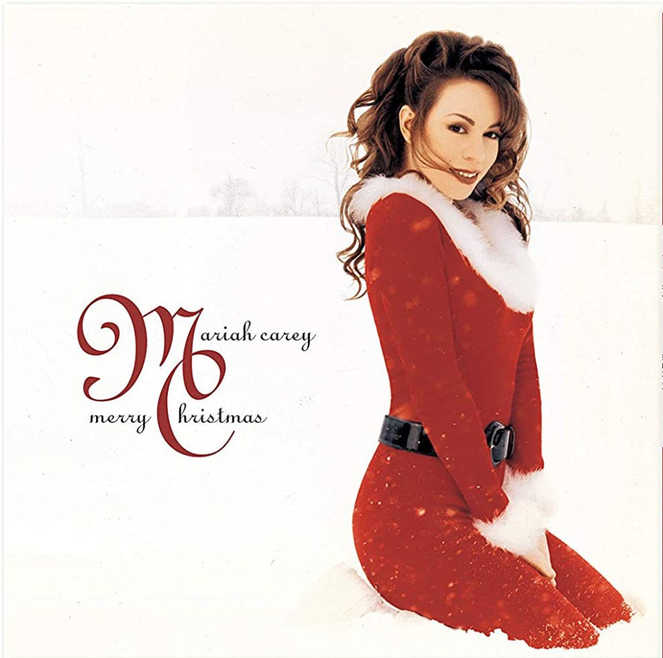 the cover of mariah carey 's merry christmas album