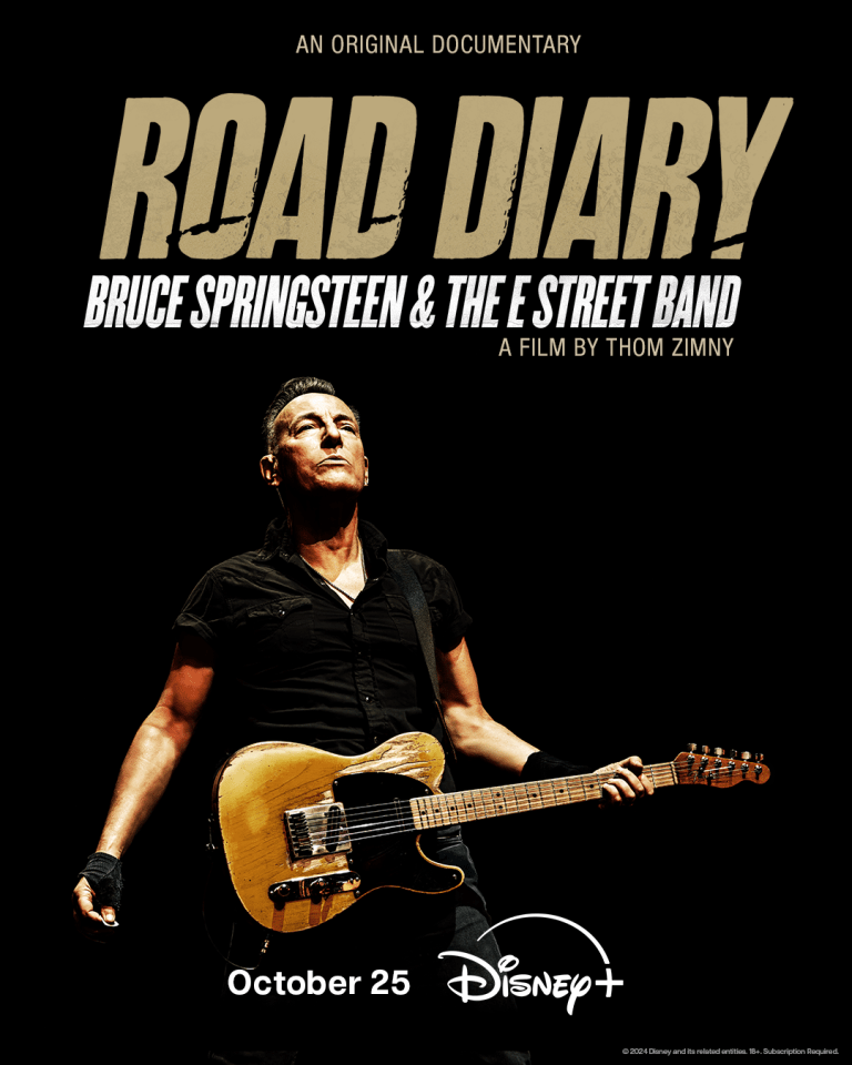 a poster for bruce springsteen and the e street band