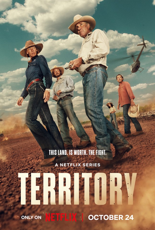 a poster for the netflix series territory