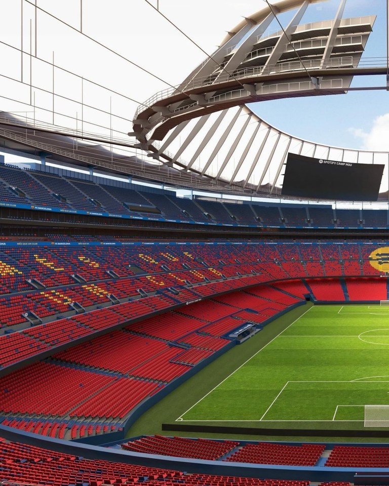 There will also be a roof over the ground - the largest in Europe