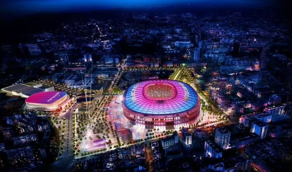 Barcelona's Camp Nou looks unrecognisable in new mockups released by club