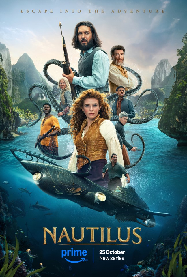 a poster for a movie called nautilus that is on prime