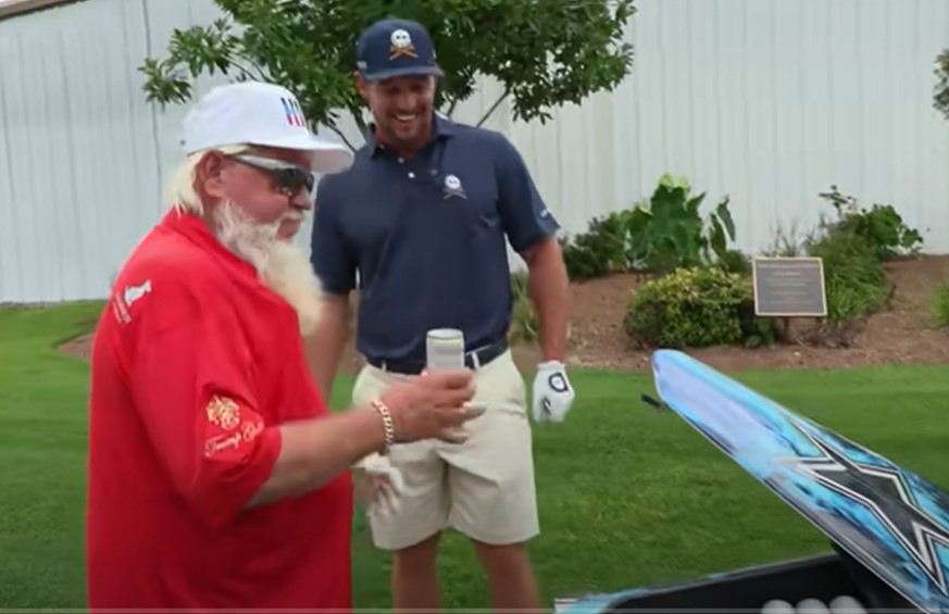 Bryson DeChambeau was left stunned as his guest pulled out a beverage