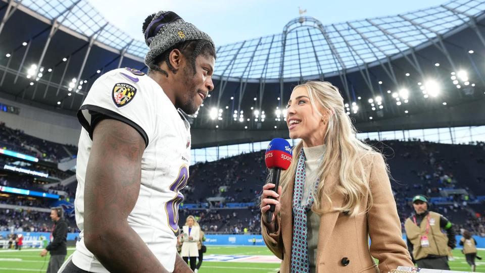 Olivia was at the Tottenham Hotspur Stadium at the weekend