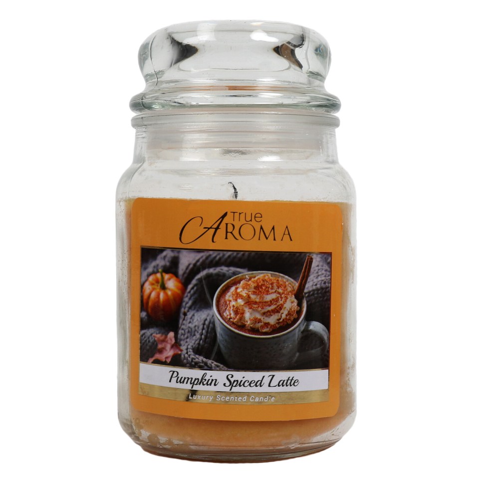 But this similar large Pumpkin Spiced Latte candle is just £3.99 at The Range