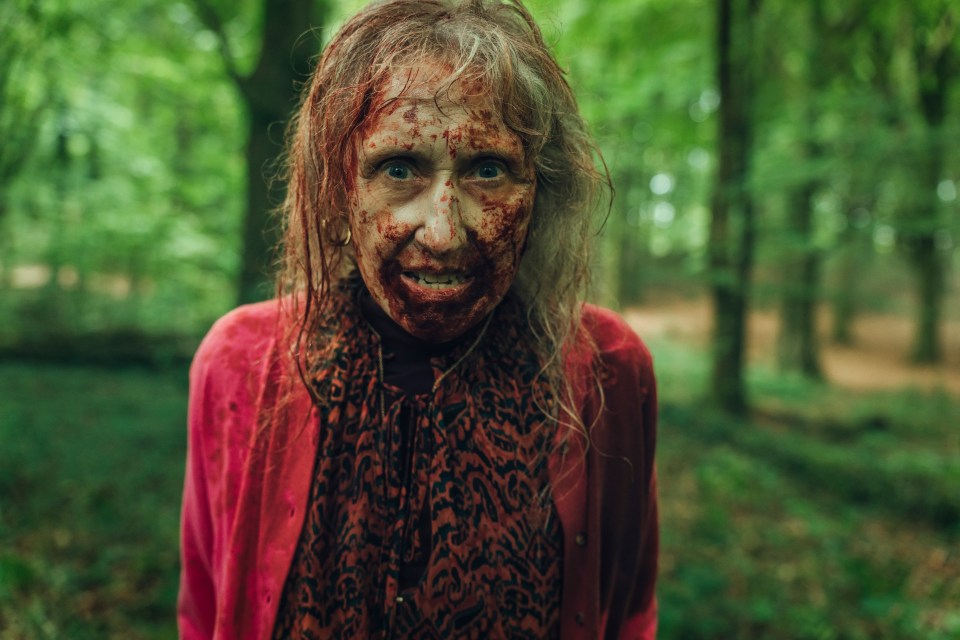 Zombified Anita Dobson stalks the woods in Generation Z