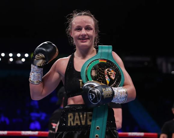 Raven Chapman is looking to win the WBC featherweight title this weekend