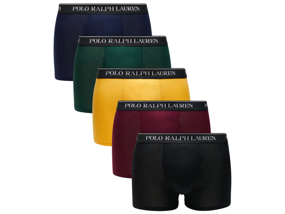 Polo Ralph Lauren 5 pack trunks with logo waistband