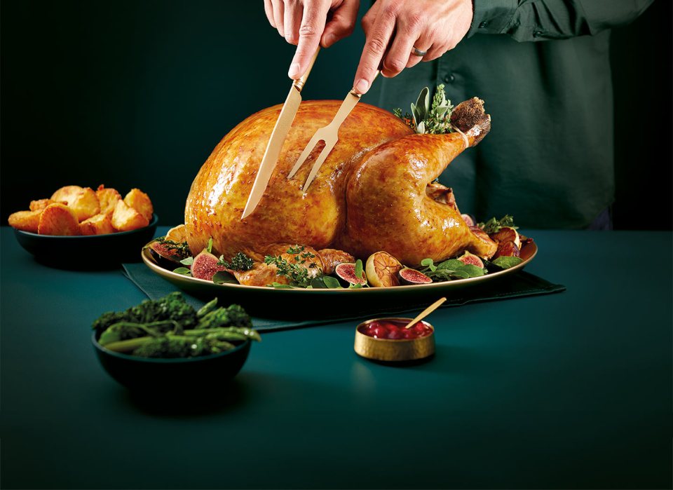 All the usual classic products are on sale including a range of turkeys