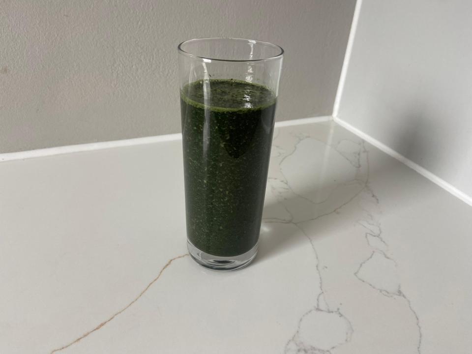 We started the day with Kate's favourite algae smoothie