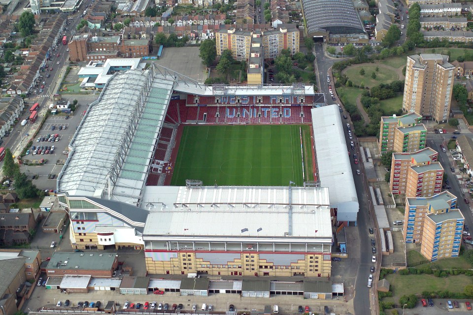 an aerial view of the united soccer stadium