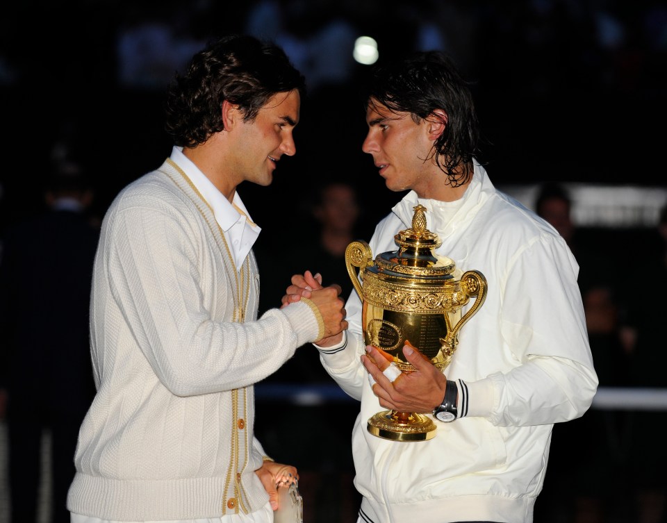 Nadal beat Roger Federer in the 2008 Wimbledon final