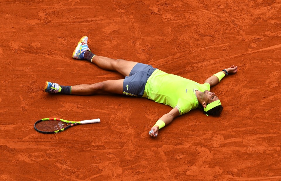 He became synonymous with this celebration at Roland Garros