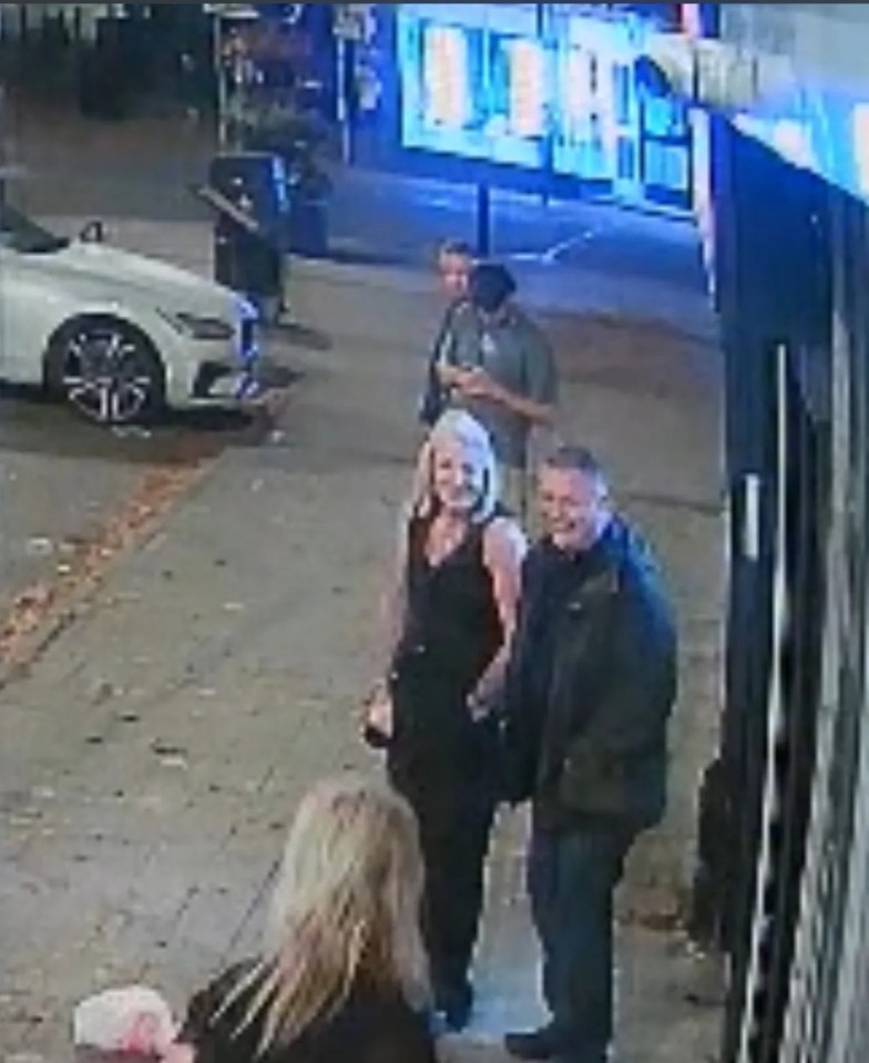 Suspended Labour MP Mike Amesbury is seen laughing with pals moments after punching a constituent in new CCTV footage