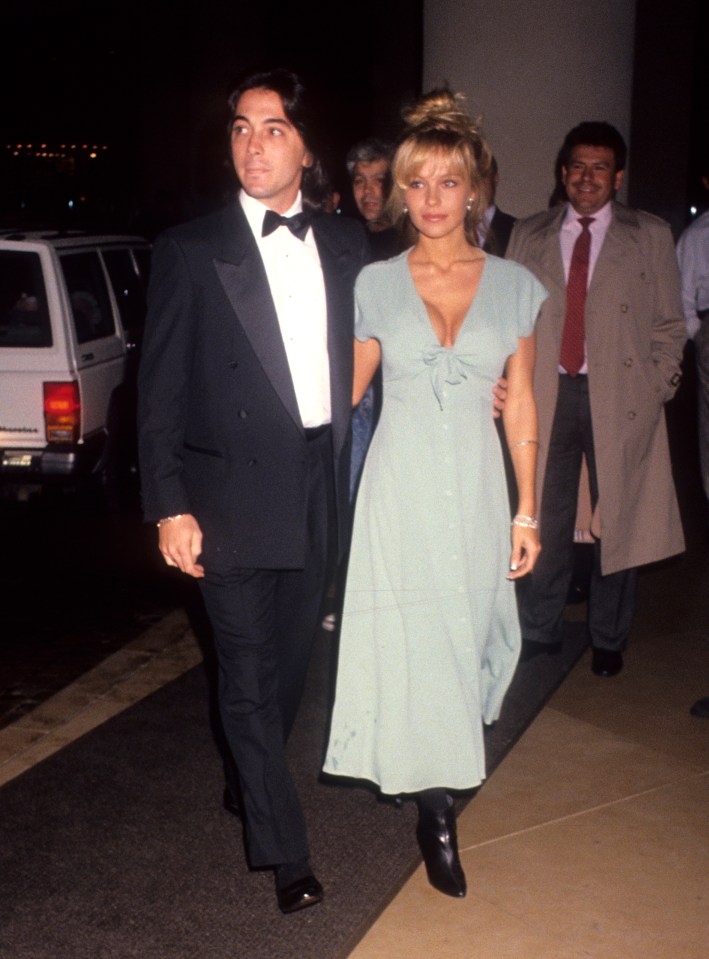 Scott Baio and Pamela Anderson attend the National Council of Aging Honors Giancarlo Parretti on February 28, 1991