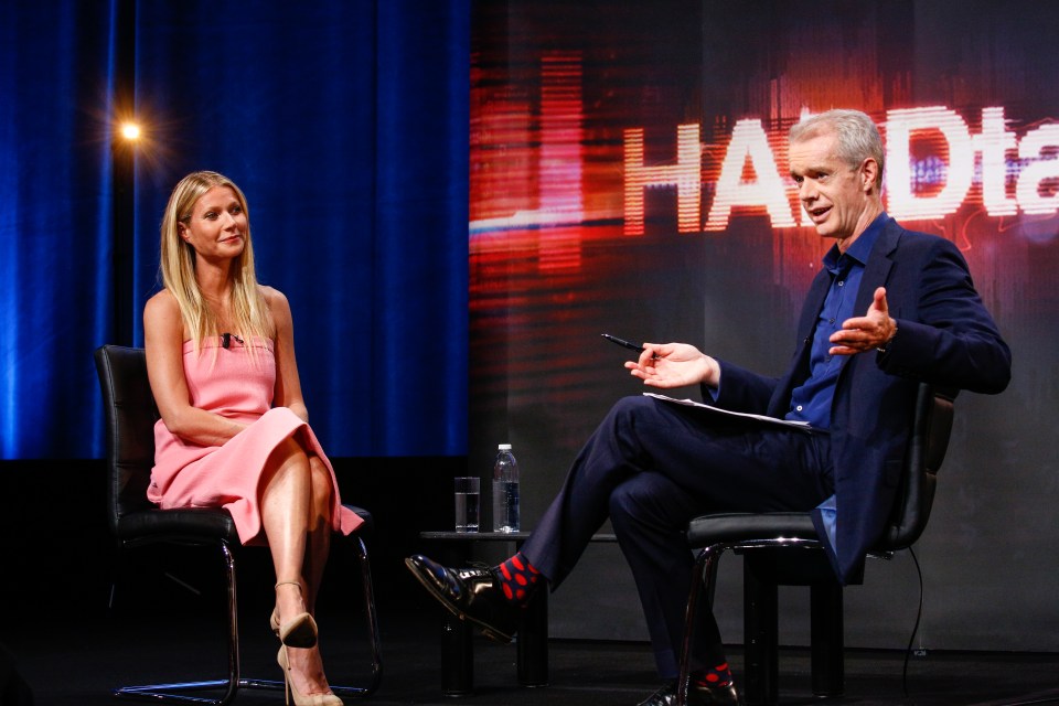 Stephen with guest Gwyneth Paltrow on HARDtalk