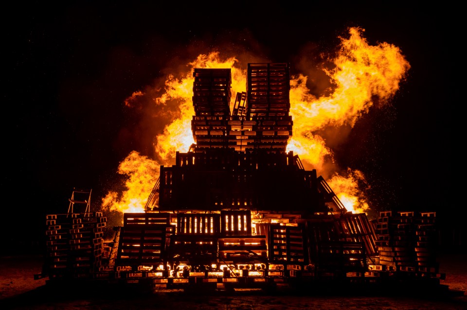 The display at Alexandra Palace in London is one of the oldest and biggest Bonfire Night celebrations