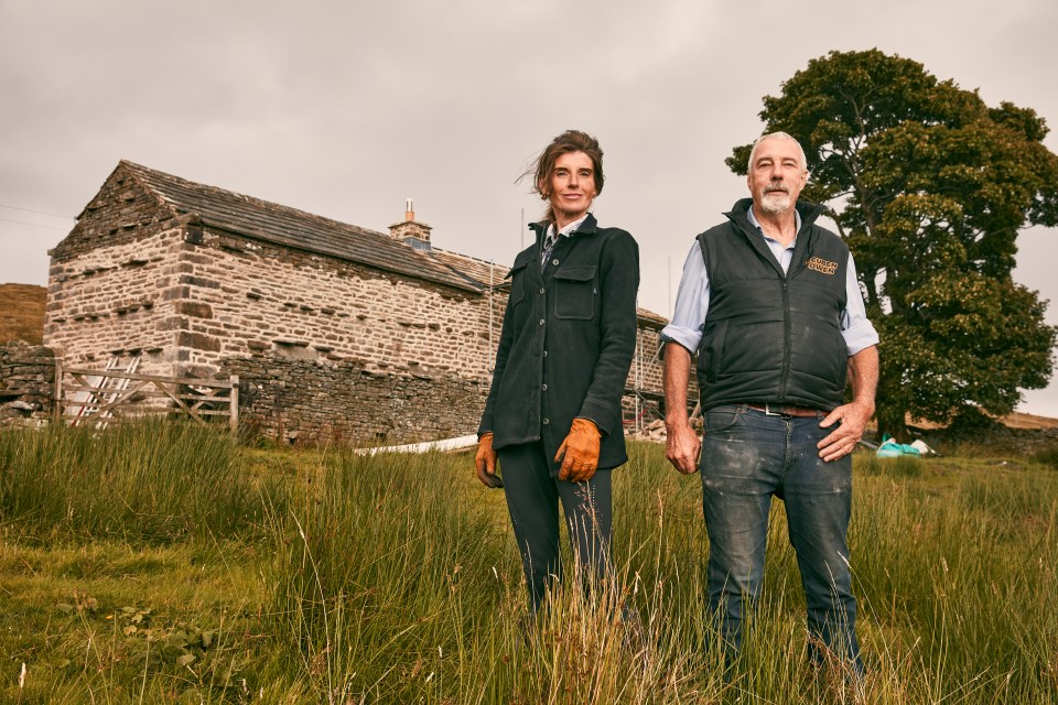 The couple may have split but continue to work together on their farm