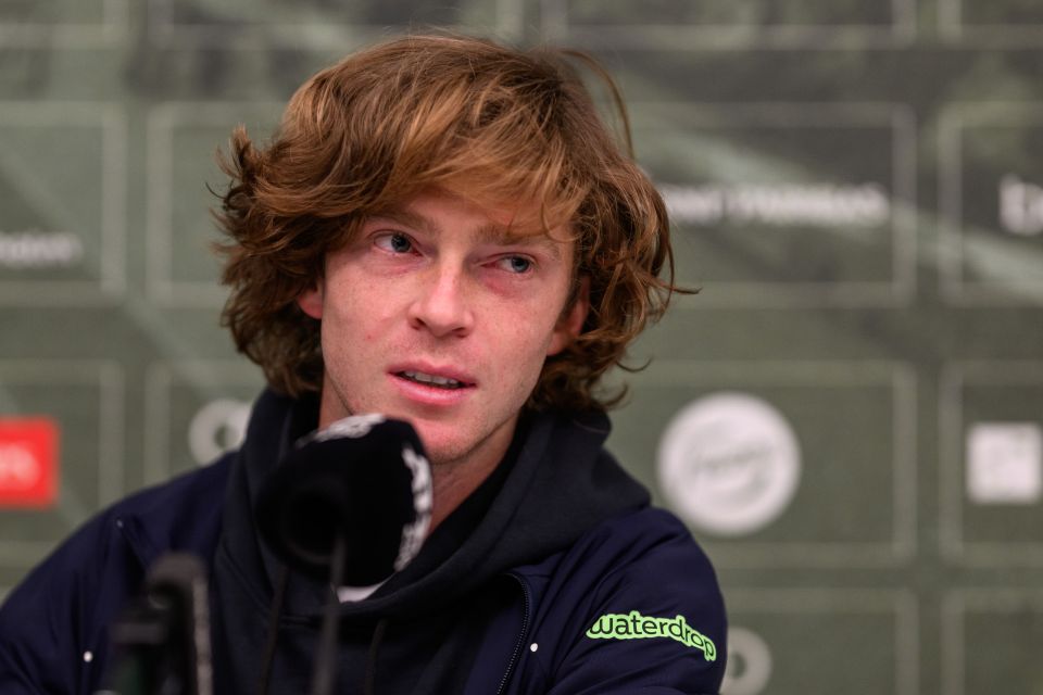 Rublev, 26, has been speaking in Stockholm