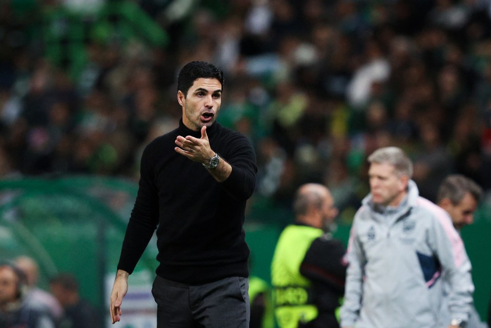 Mikel Arteta's side were unable to get the better of Sporting