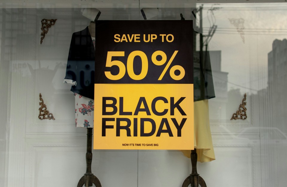 The Black Friday sales take place both online and in-store