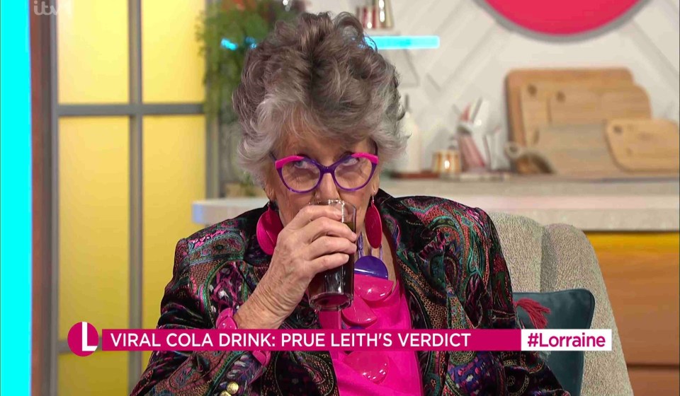 EROTEME.CO.UK F.OR UK SALES: Contact Caroline 44 208 374 8542 If bylined must credit ITV Lorraine Picture Shows: Dua Lipa and Gordon Ramsay try pickled juice and jalape¿o juice in their Coke. Prue Leith and Lorraine try it out. Presented by Lorraine Kelly NON-EXCLUSIVE Date: Thursday 10th October 2024 Job: 241010UT11 London, UK EROTEME.CO.UK 44 208 374 8542 Disclaimer note of Eroteme Ltd: Eroteme Ltd does not claim copyright for this image. This image is merely a supply image and payment will be on supply/usage fee only.