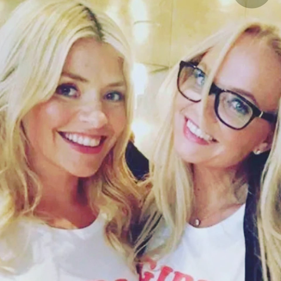 Holly has always had a strong group of female friends, including Spice Girl Emma Bunton