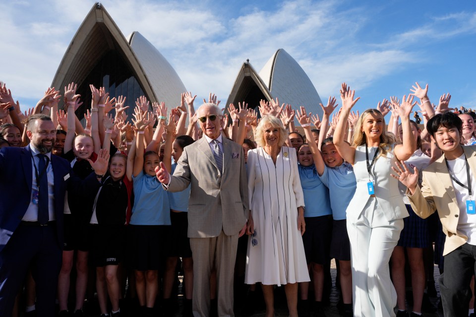 Charles and Camilla have looked incredibly happy to be there, and most Australians have looked just as happy