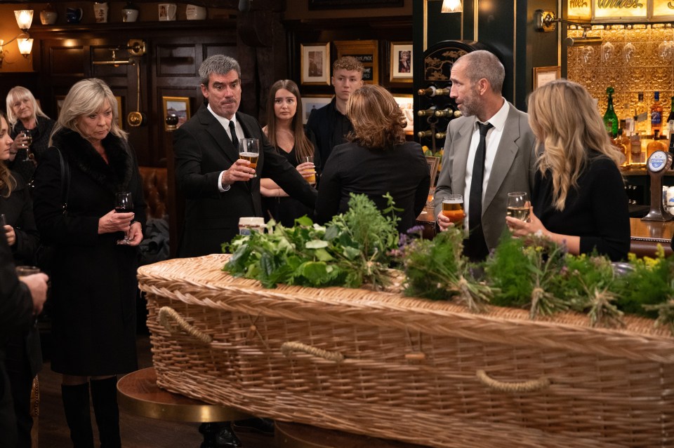 ITV has shared the first look at Zak Dingle's funeral