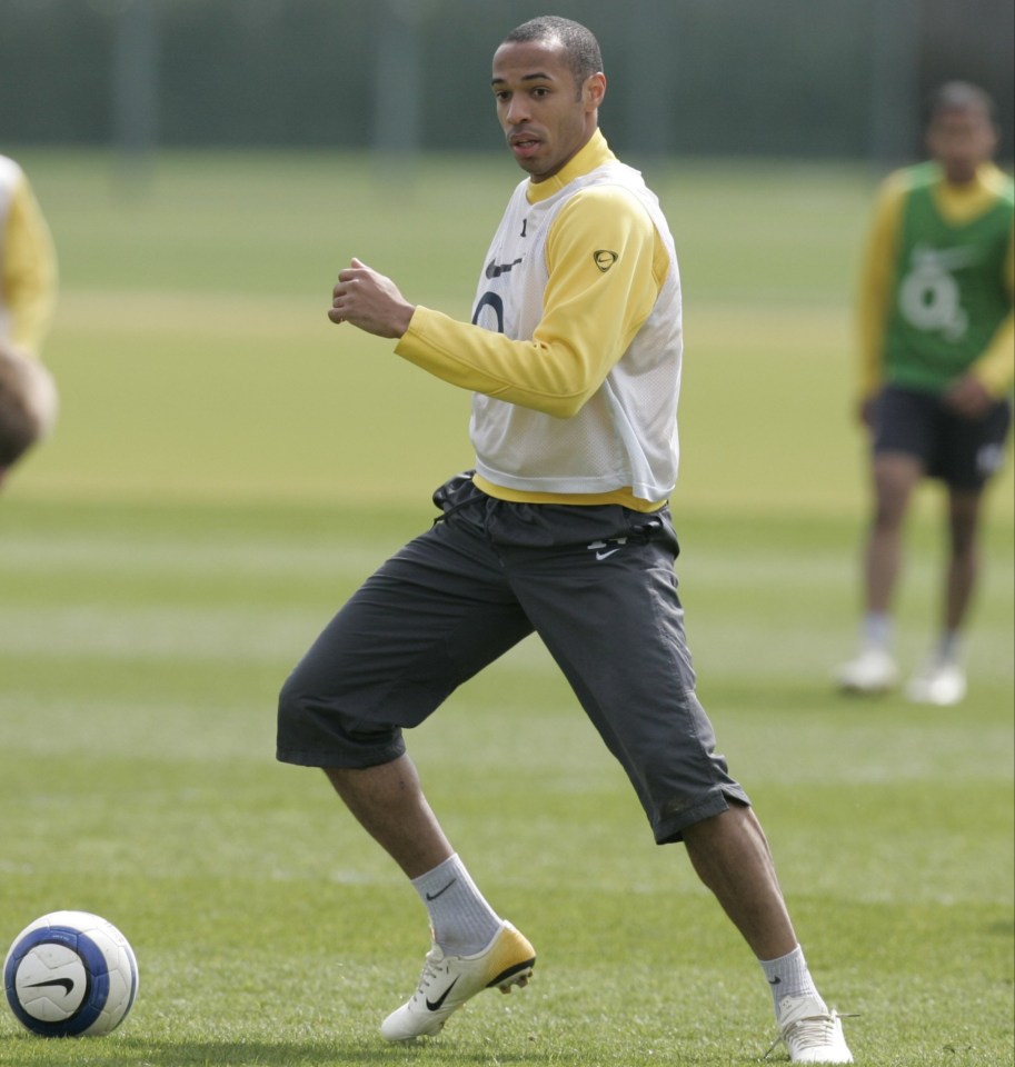 But an encounter with Thierry Henry in training opened his eyes to top-level football