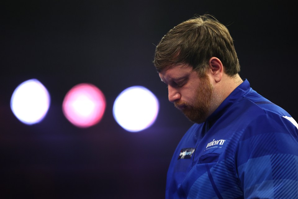 Cameron Menzies was left gutted following his defeat to Dave Chisnall