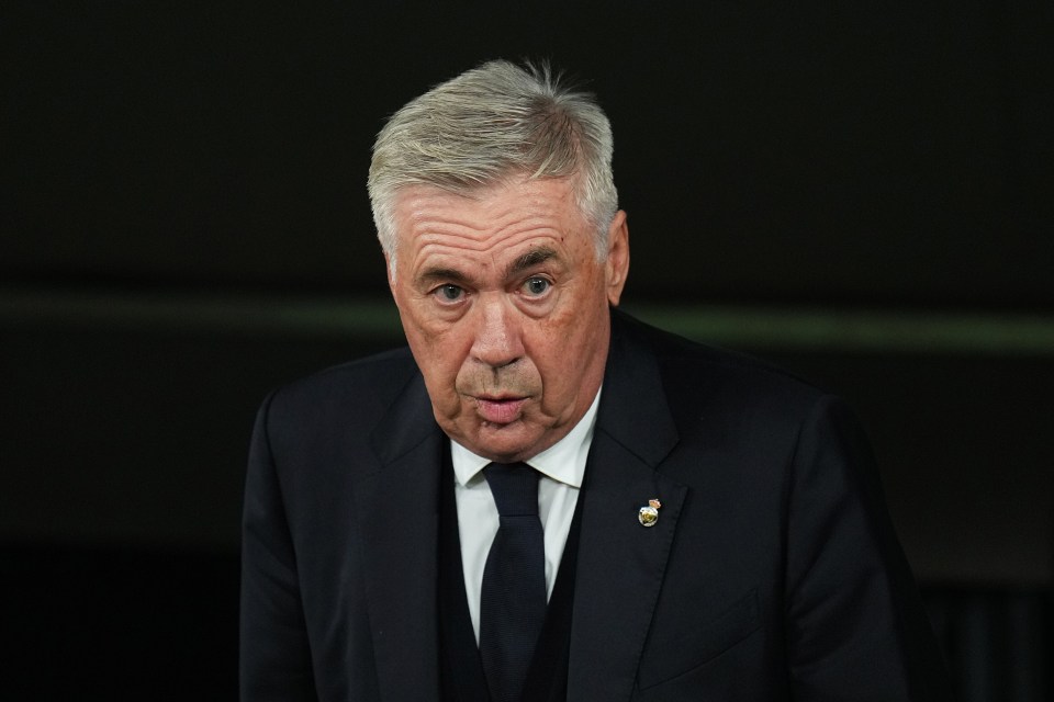 Carlo Ancelotti was not present to collect his Manager of the Year award