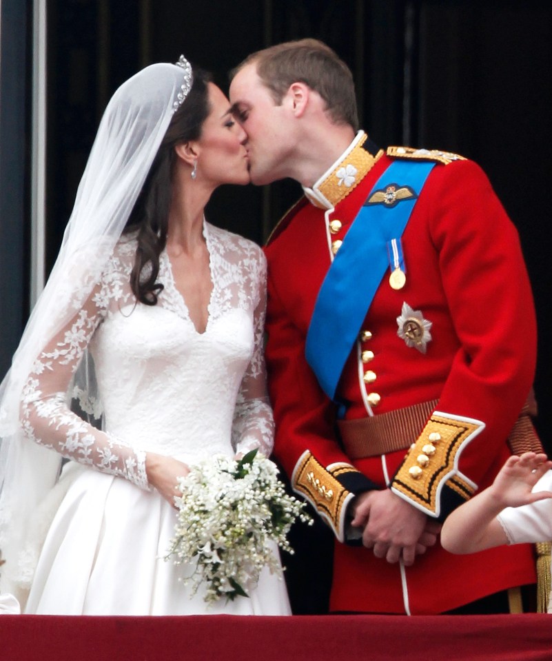 Prince William and Kate Middleton's 2012 wedding was also listed in the top five iconic moments