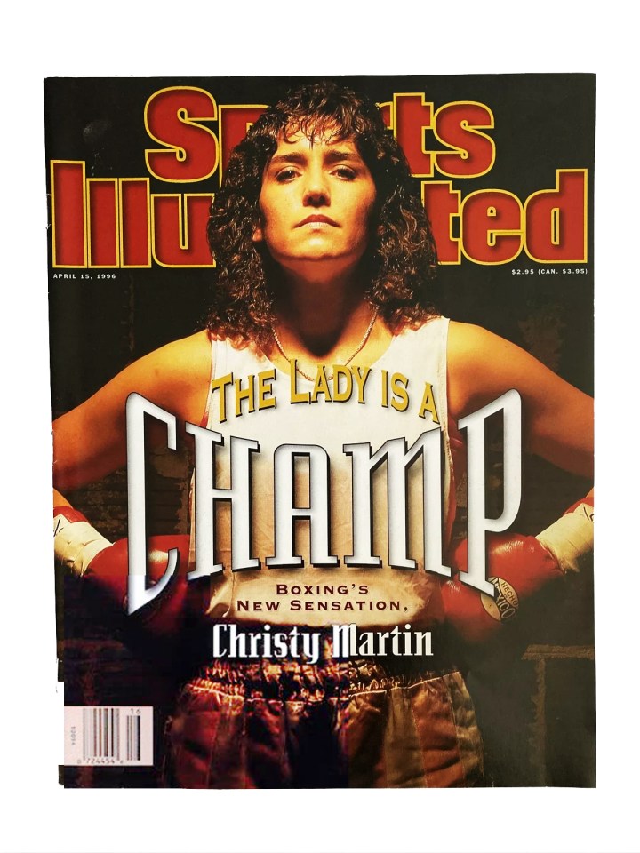 Christy was the first female slugger to grace the cover of Sports Illustrated