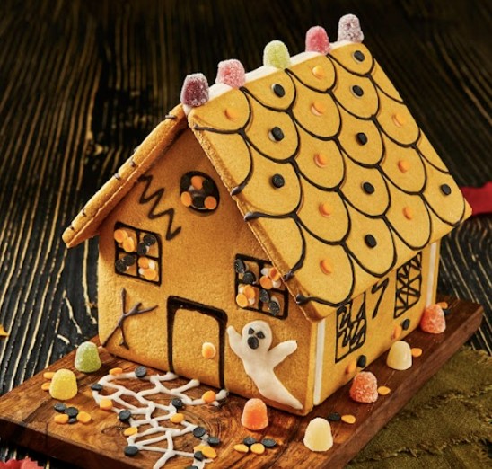 Make a gingerbread house for Halloween with this £6 set from Morrisons