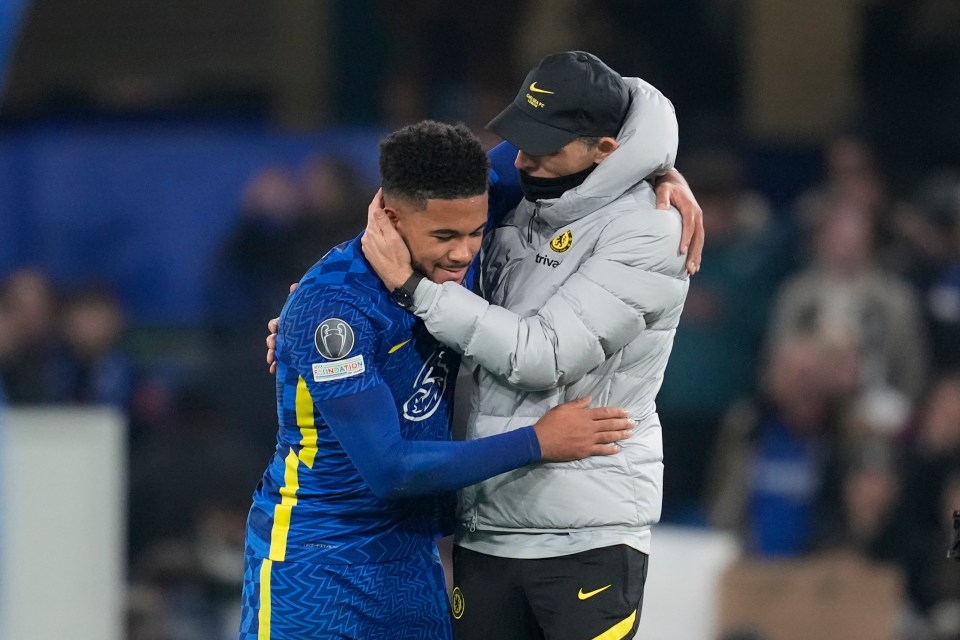 Tuchel worked with Reece James while at Chelsea