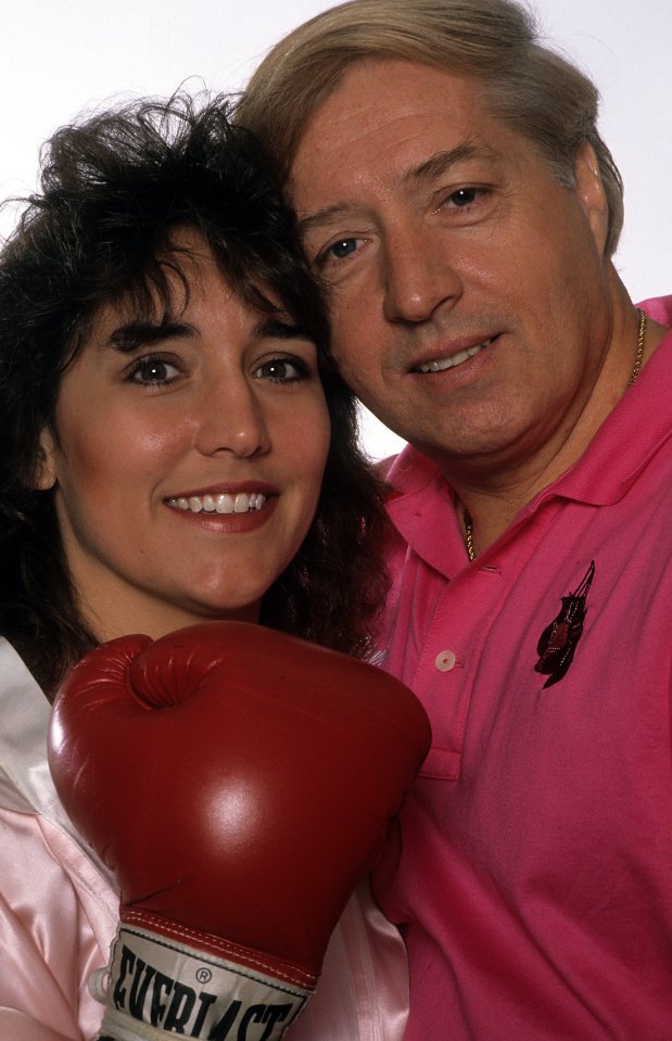 Christy with her husband and trainer Jim