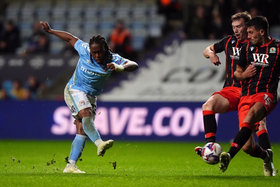 Brandon Thomas-Asante was also in action in the Championship clash