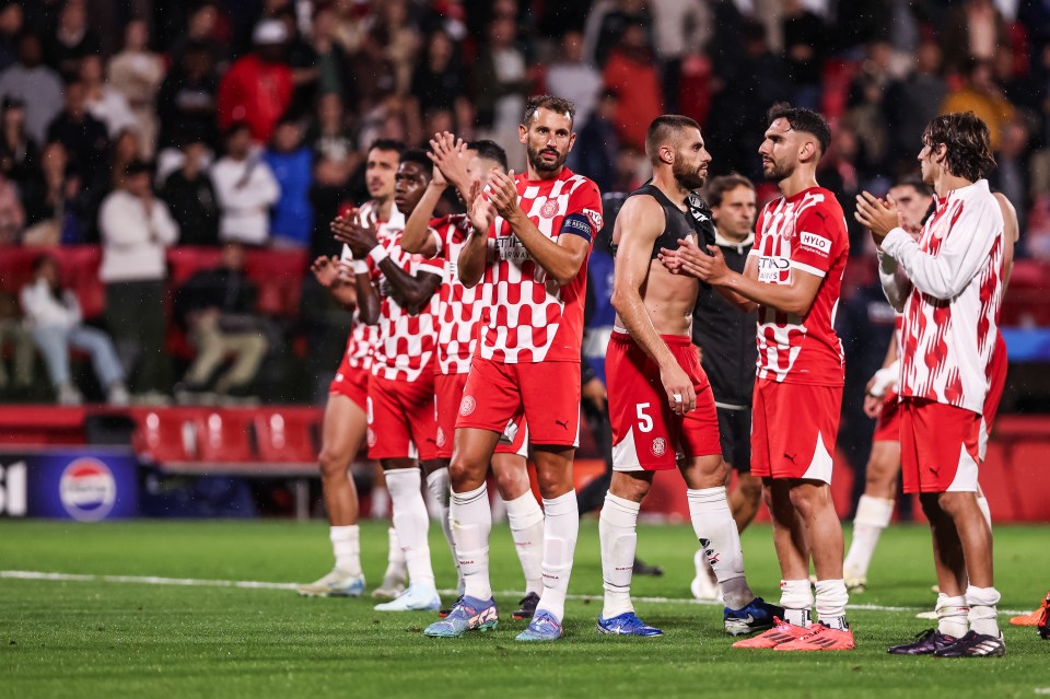 Girona were beaten 3-2 in their first ever Champions League home match