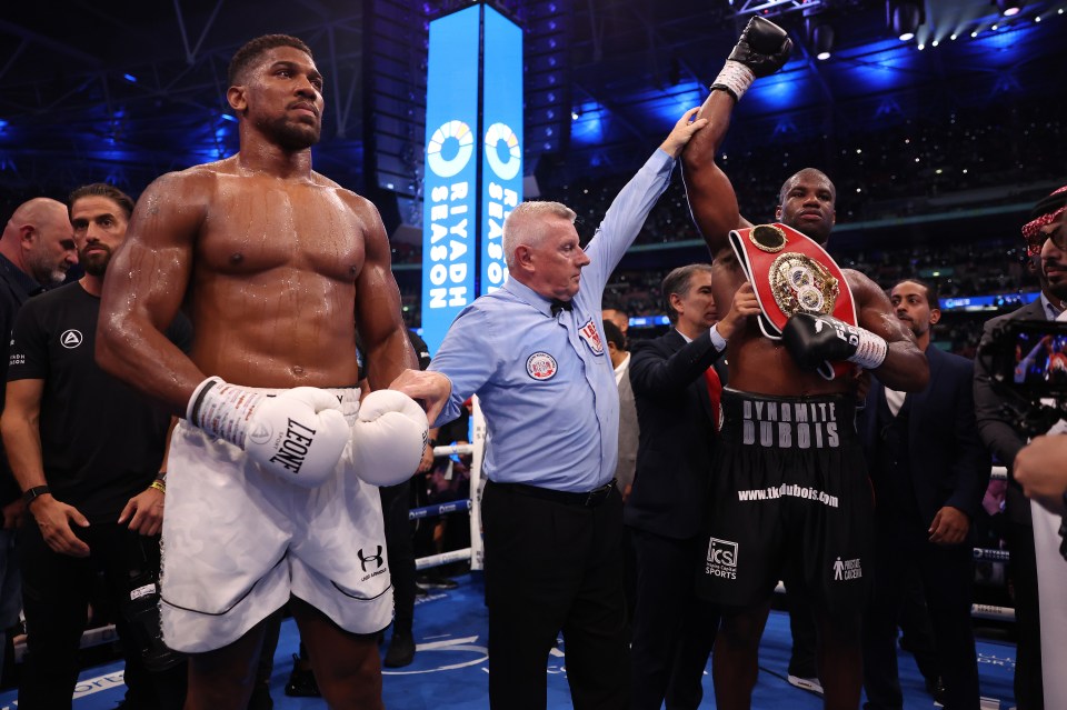 Dubois secured a fifth-round knockout to keep hold of the IBF belt