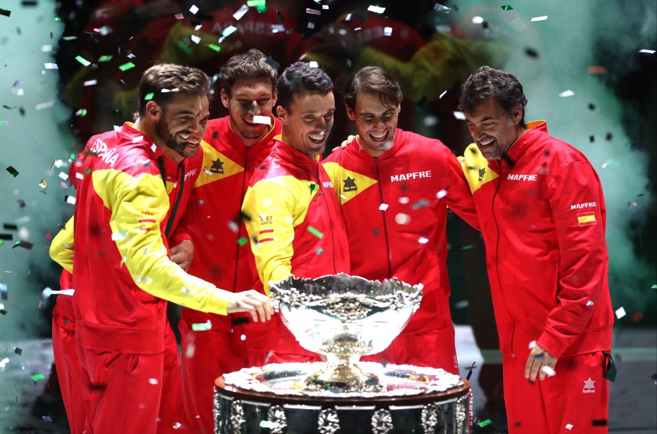 Nadal will hope to add a fifth Davis Cup title to his collection before he retires