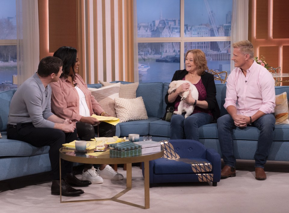 Dermot O’Leary, Alison Hammond, Jan Kiley and Dr Scott Miller on ‘This Morning’ TV show.