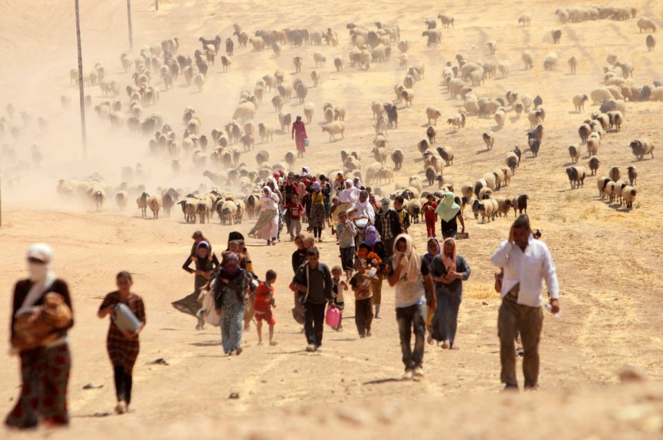 Half a million Yazidis were forced to flee after ISIS overran their homes in Iraq