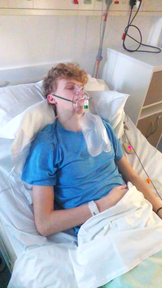 Nathan Chesworth, 16, was admitted to hospital twice with two collapsed lungs after he had been vaping