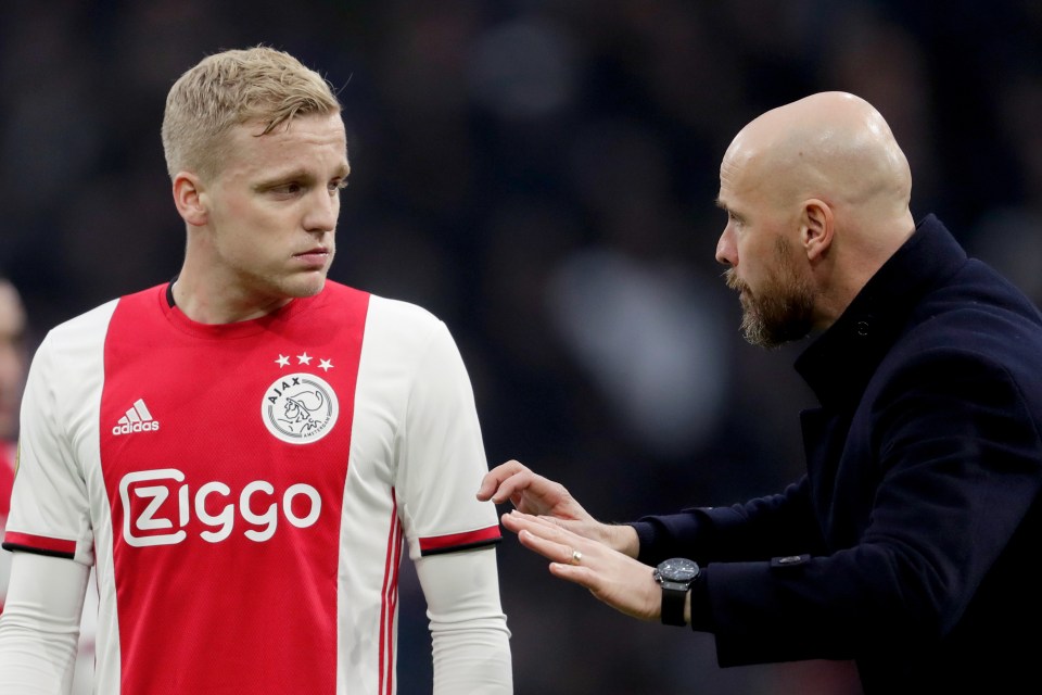 The midfielder also worked under Ten Hag at Ajax