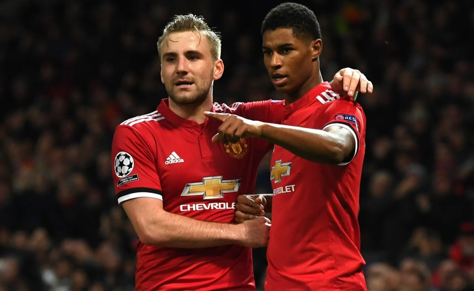 Luke Shaw and Marcus Rashford started against Fenerbahce eight years ago